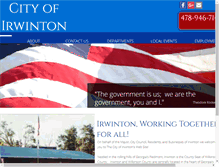 Tablet Screenshot of cityofirwinton.org